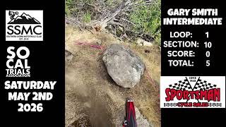2026 SSMC/Socal Trials Kern River Classic May 2nd/3rd Intermediate lines both days