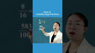 How to simplify large fractions
