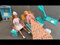 Pregnant doll falls off swing - doctor successfully delivers baby for pink barbie doll ASRM TOY
