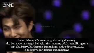 [INDO SUB] MOTS ON:E Concert RM speech moment