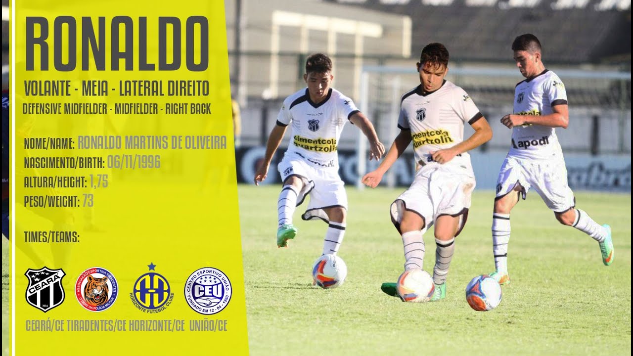 Ronaldo - Volante / Meia / Lateral Direito - Melhores Momentos