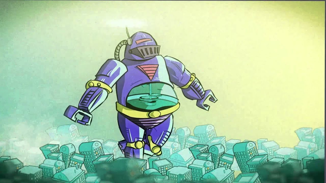 Robot Walk in Toon Boom Animate Pro 3