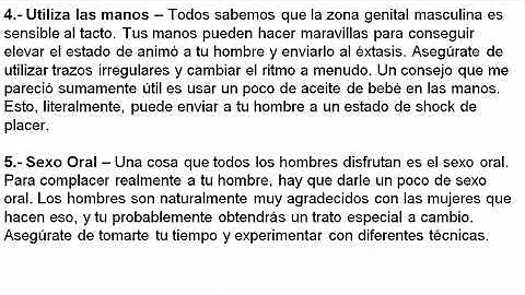 ¿Cómo complacer mentalmente a mi hombre?