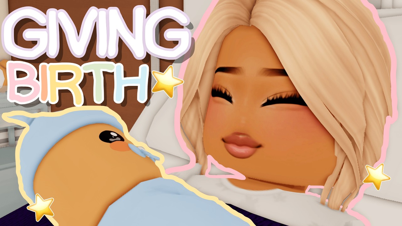 🍼My Wife Gave Birth to our New Baby! | Roblox Bloxburg Roleplay