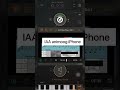 iOS Music new AUV3 app AUVideo_Player showing video in AUM host with animoog music app