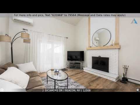2 SYCAMORE DR, Beacon, NY home video tour
