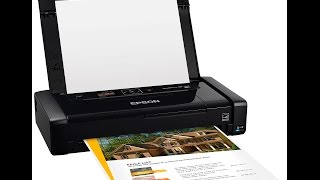Primera vista a la impresora portátil WF-100 de Epson - YouTube