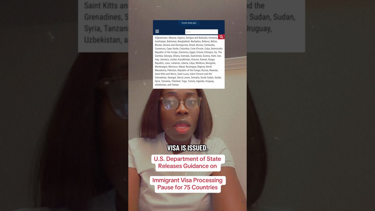 Срочная новость: Госдепартамент США только что опубликовал информацию о приостановке рассмотрения...