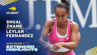 Shuai Zhang vs. Leylah Fernandez Extended Highlights | 2026 US Open Round 1 Us Open