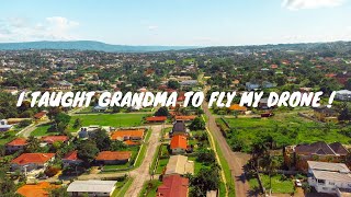 I taught Grandma to fly my drone ! | Visiting Mandeville  | VisitJamaica
