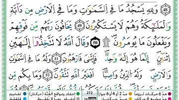 سورة النحل مكتوبة برواية ورش حمزة الجزائري