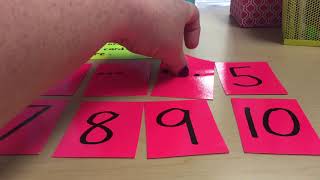 K.Math Module 1 Lesson 29 Ordering/Match 1-10 and Tell 1 MORE.