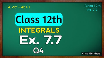 Class 12th ex 7.7 q4 Ncert Book/ class 12 math ex 7.7 q4 solution/ class 12 maths exercise 7.7 q4