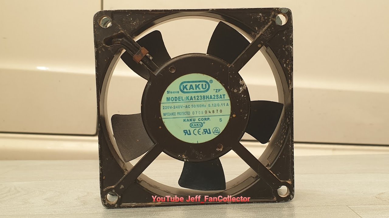 Extremely Rare KAKU First Gen 120mm Cooling Fan 220~240VAC 2300rpm 12038 SB Made In China 