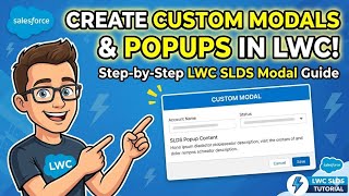 Create Modal & Popup in LWC SLDS Modal Custom Popup Salesforce Tutorial
