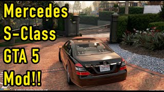GTA 5 - Mercedes S-Class W221 Mod!! GTA 5 - Mercedes S-Class W221 Mod!!