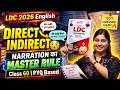 LDC English by Shivani Ma’am | Direct Indirect Narration Master Rules