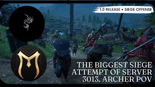 MYTH OF EMPIRES MMO 🏹V1.0  - The Great Siege Attack of SERVER 3013 | Part 4 Of The War | Cave Base