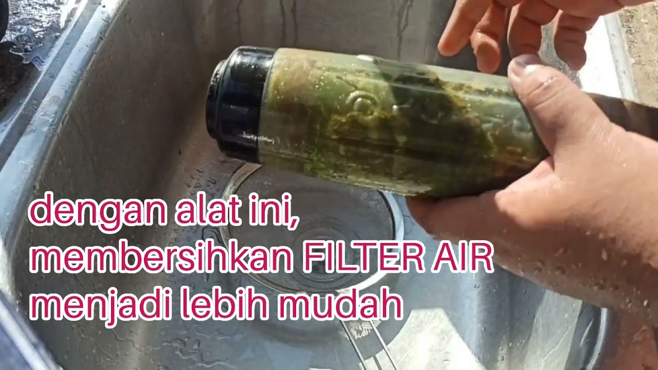 cara membersihkan catridge housing filter setelah 35 hari pemakaian jauh lebih mudah dengan alat