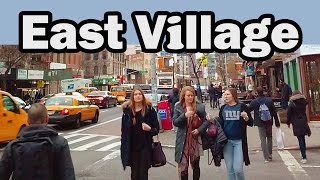 A Walk in The East Village, New York City