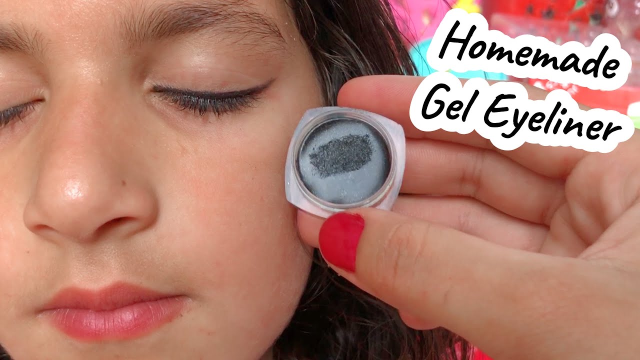 How to make gel eyeliner at homehomemade makeupeyeliner kaise