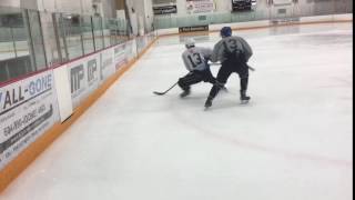 Josh Latta Escape Turns Puck Protection Drill
