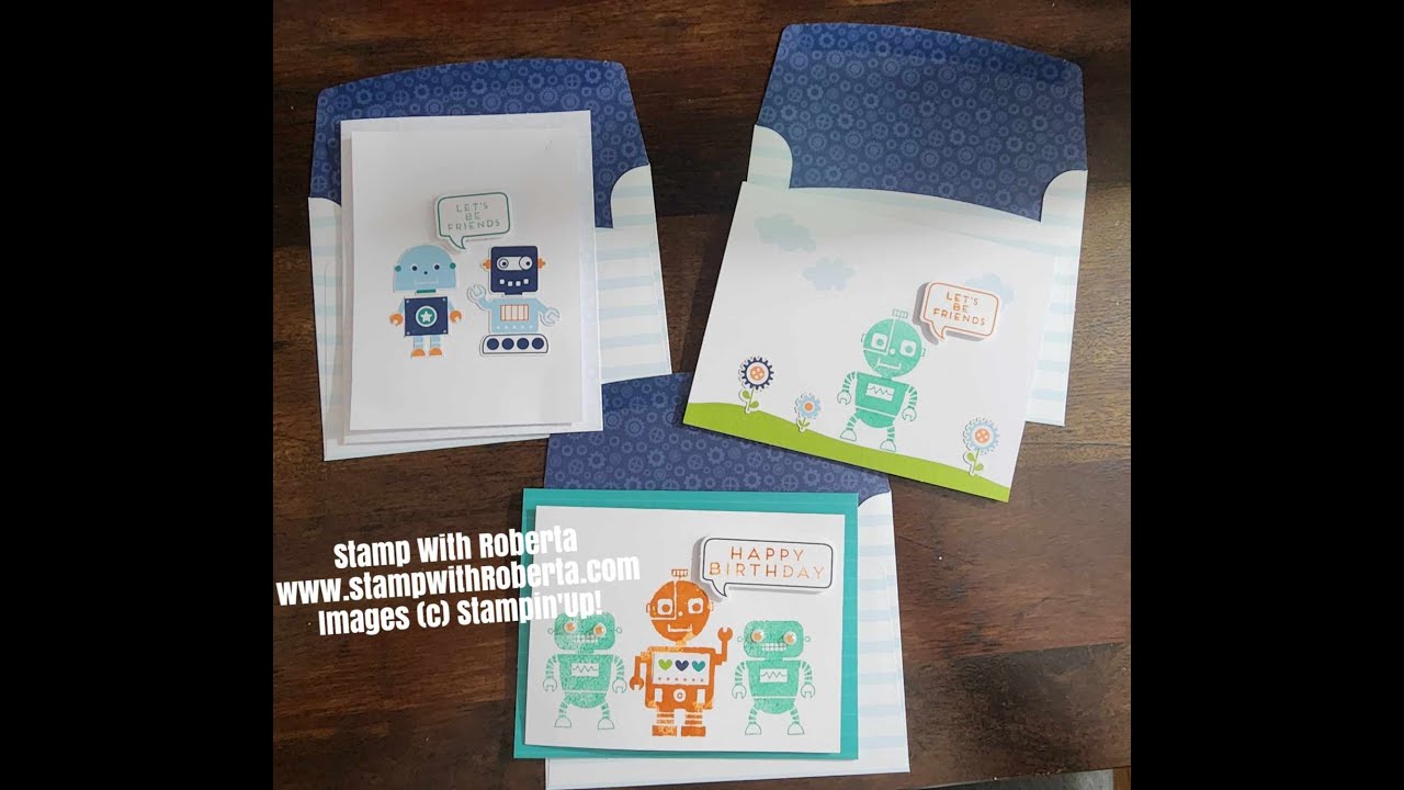 Stampin'UP! Kit Unboxing Robot Buddies