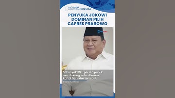 Hasil Survei LSI: Publik yang Puas dengan Kinerja Jokowi Condong Pilih Capres Prabowo Subianto