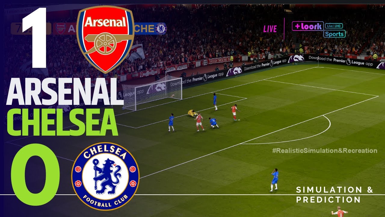 ARSENAL 1 vs 0 CHELSEA | CARABAO CUP 2025-2026 | Match Highlights  Simulation/Recreation