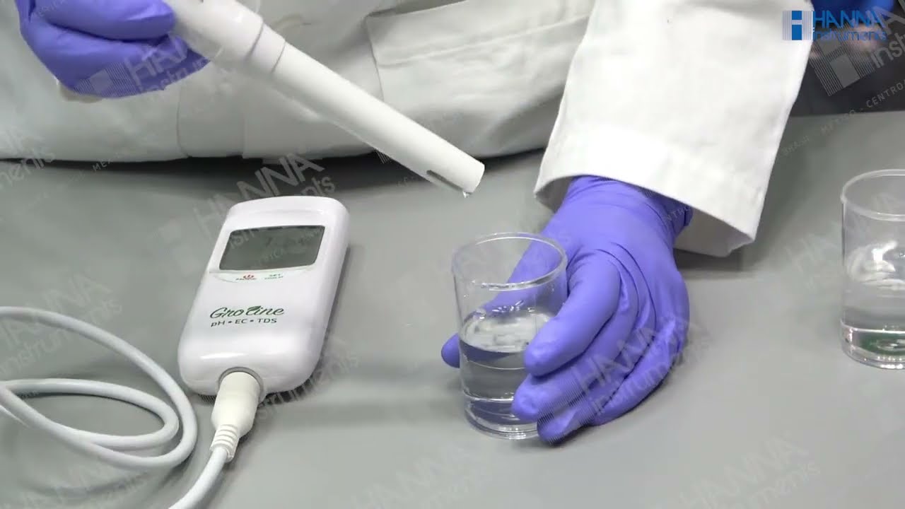 Calibración del medidor de pH/CE/STD HI9814