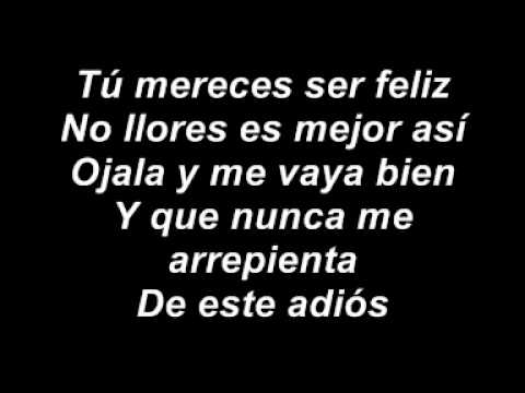 Intocable - Es mejor decir adiós (con la letra)