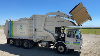 Recology Volvo WXLL McNeilus Pacific Front Load Garbage Truck