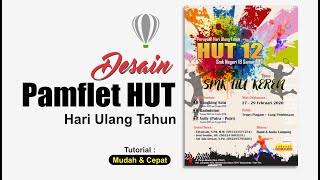 Easy Way to Design a Birthday Pamphlet with CorelDraw - Pamphlet Design