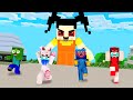 Monster School : Huggy Wuggy, Baby Zombie Run Challenge w\ Squid Game Doll - Minecraft Animation