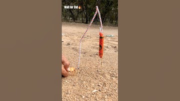 Rocket Amazing Experiment waiting for end 🔥💥 Diwali Crackers Testing #shorts #short video