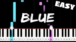 yung kai - blue - EASY Piano Tutorial