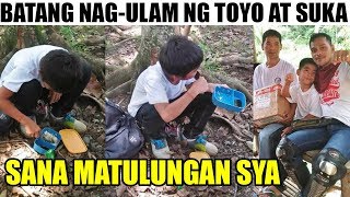 Saludo kami sa batang ito!