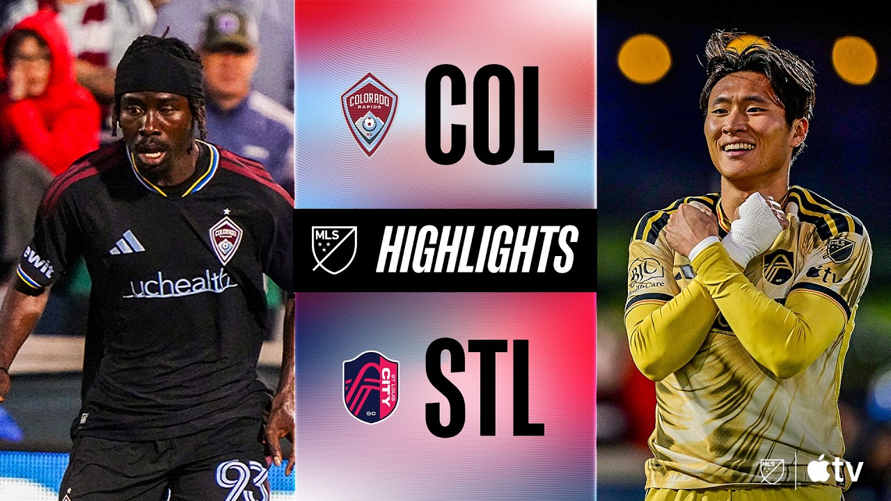 Colorado Rapids vs. St. Louis CITY SC | Full Match Highlights | RED-CARD DRAMA!
