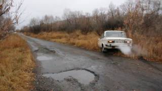 Жига улетела в канаву