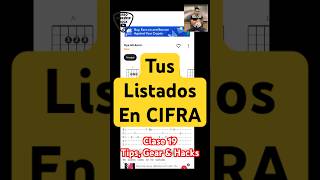 CREA TUS LISTADOS EN CIFRA CLUB • MIS APPs Favoritas “Parte 2” || Clase 19 Tips, Gear & Hacks screenshot 5