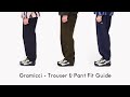 Grammici  trouser  pant fit guide