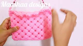 Biscuit Knot Handbag For Beginners Part 13பஸகட மடசச கபப