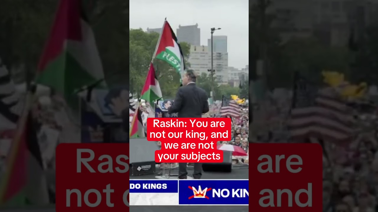 Raskin Delivers POWERFUL MESSAGE to Trump at NO KINGS RALLY