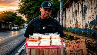 VENDIENDO SANDWICH en las CALLES DE METROCENTRO 😱 *no vendi nada 😭* - TRABAJOS INFORMALES || CAP 3