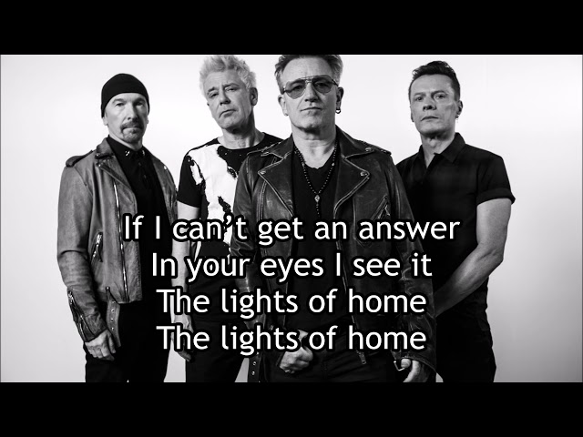 serie flertal en U2 - Lights Of Home (Lyric Video) - YouTube