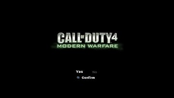 COD4 Yes/No/Confirm Error Fix (PS3)