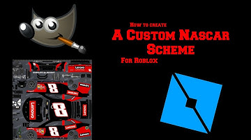 How to make a custom Nascar scheme for Roblox.