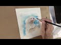 رسمة صقر بالألوان المائية Hawk water color drawing