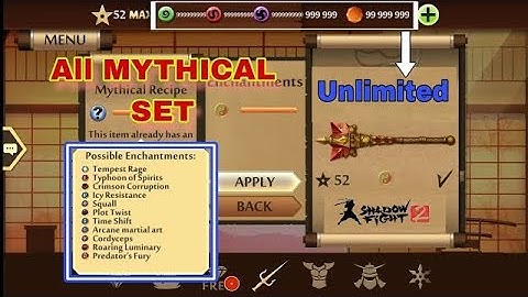How to get All Mythical Sets and Unlimited Gems, Orbs(Rubbies), and Coins in Shadow Fight 2 in 2025