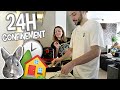 24H EN CONFINEMENT AVEC NOUS ! (...et notre lapin)